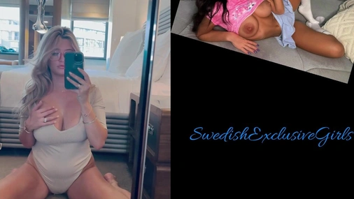 Swedish Blonde Girl Courtney Flashing Her Big Perfect Tits
