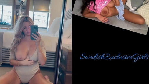Swedish Blonde Girl Courtney Flashing Her Big Perfect Tits