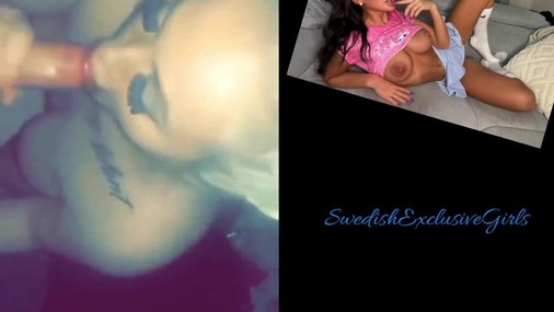Swedish Tattooed Babe Blowjob Dick & Cum In Mouth