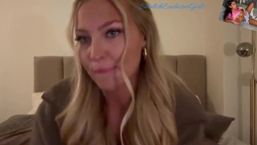 Swedish Blonde Hot Babe SofiaDream Horny Tight Little  Pussy Masturbation