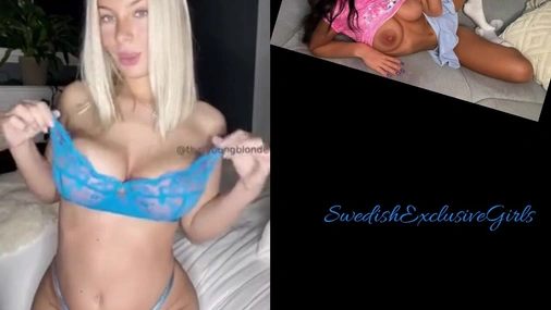 Swedish Blonde Bombshell ThatYoungBlonde Molly Mercedes Fingers Her Tight Horny Pussy