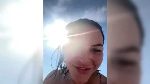 Norwegian Petie Babe MissNinaSparkles Part 3 Topless At The Beach