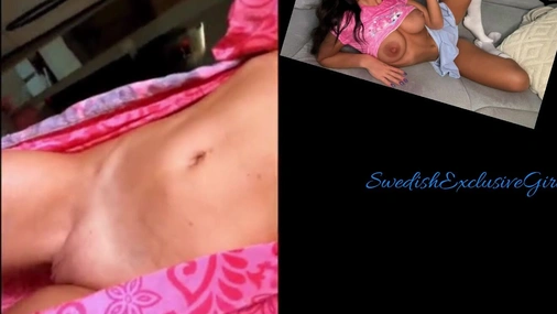 Norwegian Blonde Babe Shows Her Big Tits