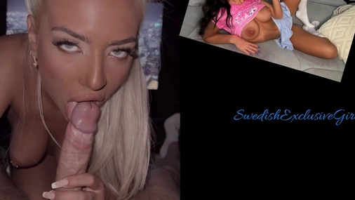 Norwegian Babe Johanne Nordeng Hot Blowjob & Swallows Cum
