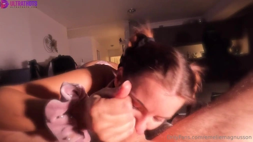 Swedish Emelie Magnusson - 2025 Blowjob Video