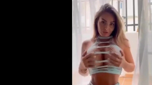Swedish Anna-Lisa Herascu Giving BJ on Dildo And Pussy Fingering