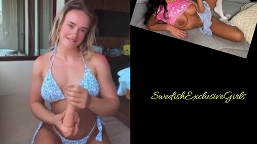 Norwegian LilleLoFoten Hot Handjob On Dildo Jerk Of Instructions
