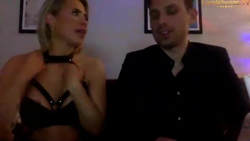 Swedish Hot Couple Blonde Milf Blowjob Big Dick Livestream