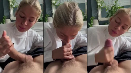 Swedish Blonde Bombshell ThatYoungBlonde Molly Mercedes Hot Blowjob Cum In Mouth