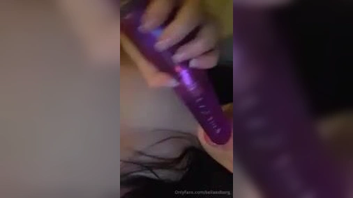Swedish Bella Edberg Sucking Dildo Topless