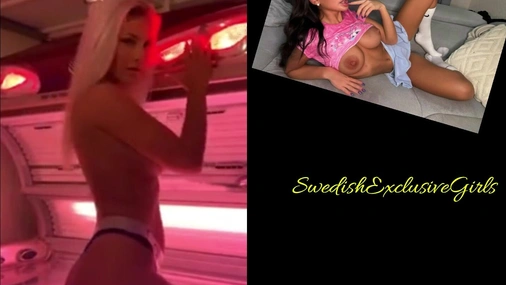 Norwegian Babe Scandidoll/MissReca Sexy Tease In Solarium