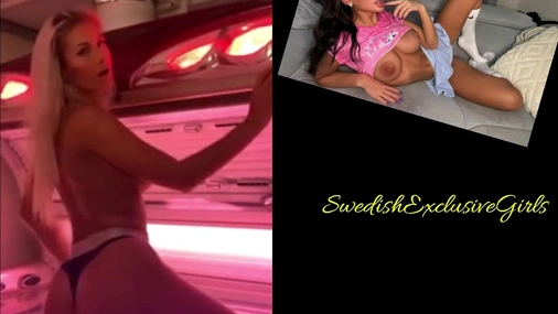Norwegian Babe Scandidoll/MissReca Sexy Tease In Solarium