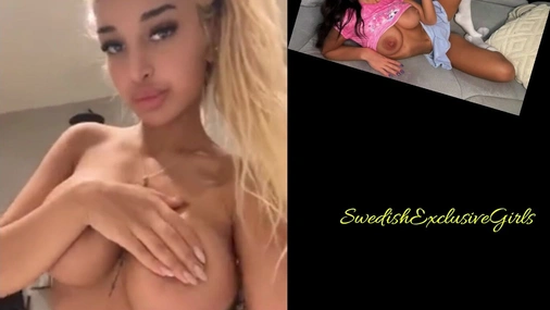 Norwegian Babe Henniwd Shows Her Fine Naked  Boobs