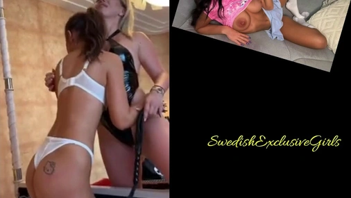 Norwegian Threesome Lesbian Babes Henniwd Helena Spanking & Kissing Fetish Play