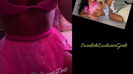 Norwegian Babe ScandiDoll/MissReca Sexy Striptease & Tight Horny Pussy Masturbation