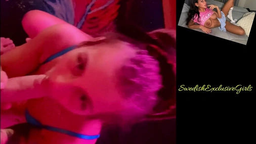 Norwegian Rasta Girl  QueenSkyDive Blowjob & Horny Sex