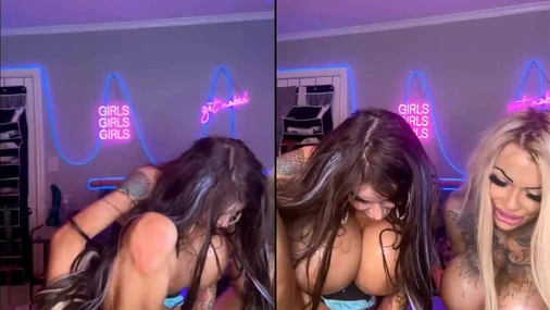 Sapphire Saint and Danielle Derek gg fuck