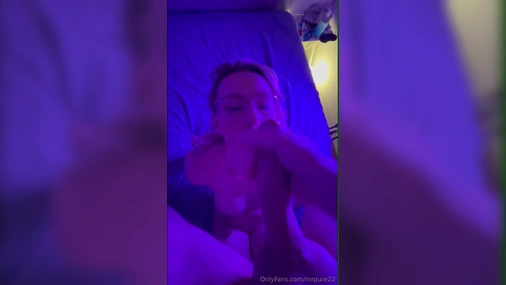 Swedish Girls With Glasses Hot Blowjob & Facial Cumshot