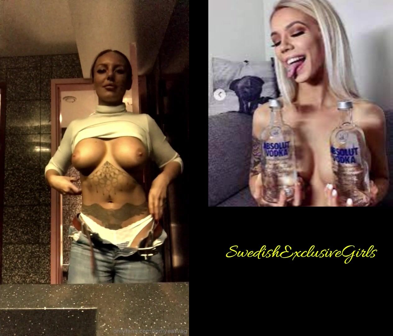 Swedish Bombshell IonlyEatVag Flashing Her Big Sexy Tits