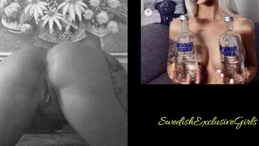 Swedish Bombshell iOnlyEatVag Fingers Her Tight Horny Pussy From Behind