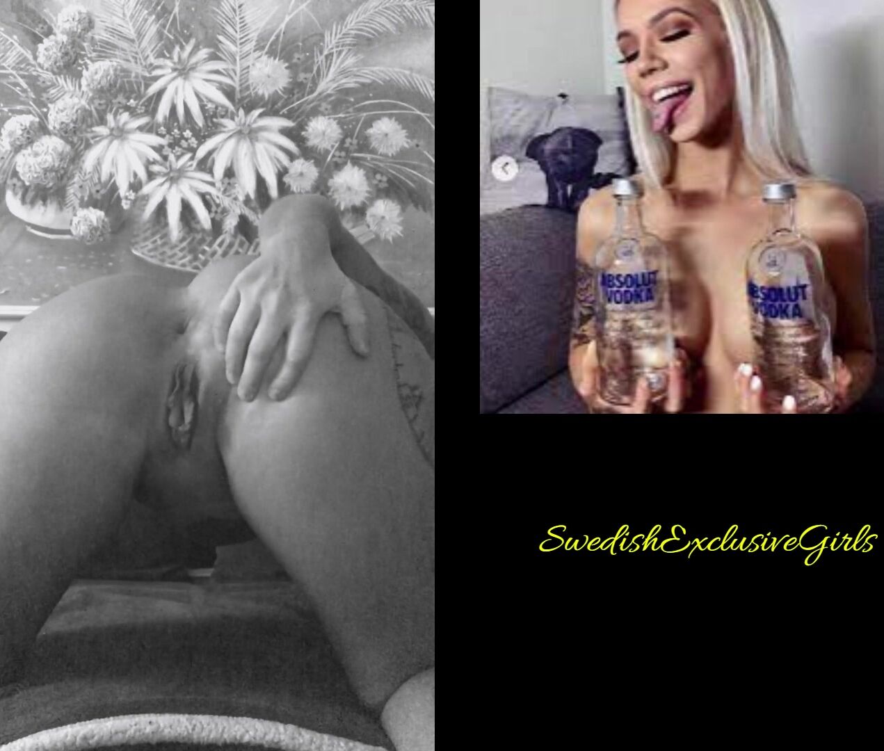 Swedish Bombshell iOnlyEatVag Fingers Her Tight Horny Pussy From Behind