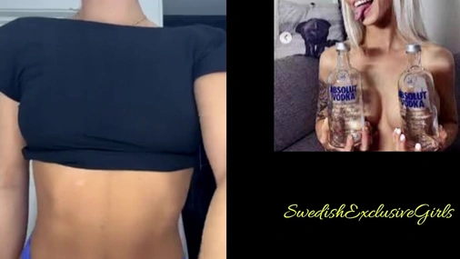 Norwegian Babe Patriciax0x0 Flashing Her Big Sexy Pierced Tits