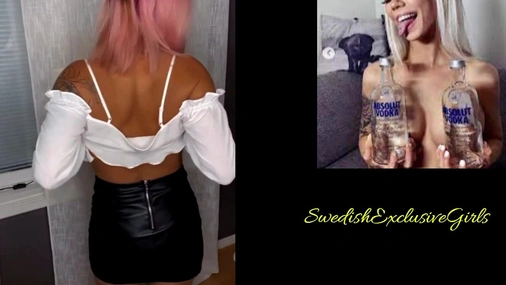Swedish Tattooed Babe Emma Flashing Her Big Sexy Tits