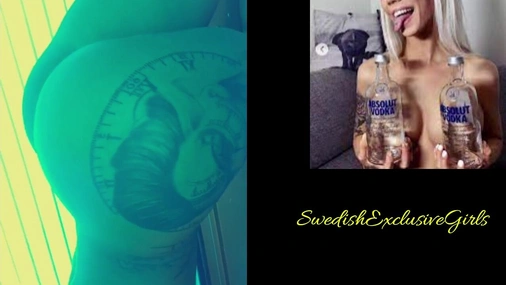 Swedish Bombshell iOnlyEatVag Shows Her Tight Sexy Body In The Solarium