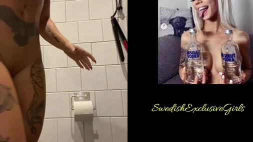 Swedish Bombshell iOnlyEatVag Shows Her Tight Little Pussy From Behind