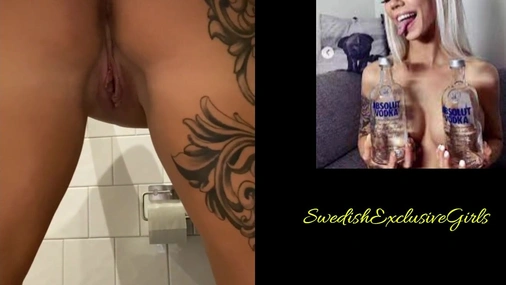 Swedish Bombshell iOnlyEatVag Shows Her Tight Little Pussy From Behind