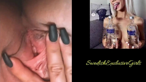 Swedish Bombshell iOnlyEatVag Shows Her Sexy Big Tits & Tight Pussy