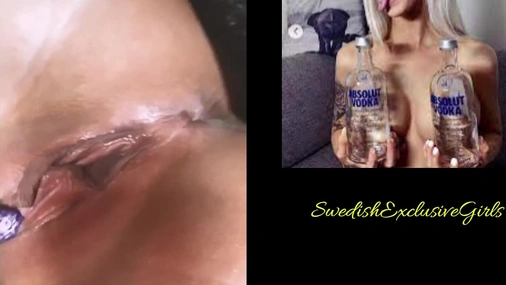 Swedish Babe iOnlyEatVag Happy Tight Horny Pussy Masturbation With Toy