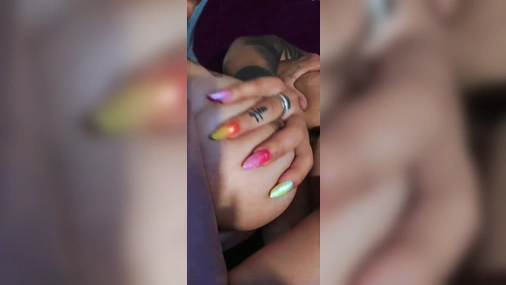 Swedish MissLandoria Licking Nipples