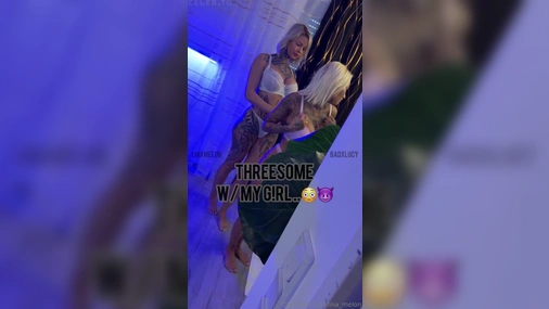 The two sexiest and most delicious German girls with tattoos, fucking and sucking.