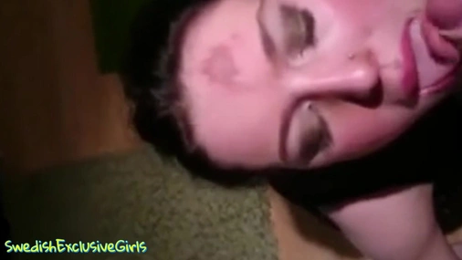 Swedish Babe Julia Allert Hot Blowjob & Facial Cumshot