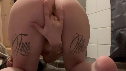 Norwegian SandraMadelein Doggy Masturbation