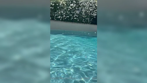 Swedish Milf Bella Naked Tease In Pool