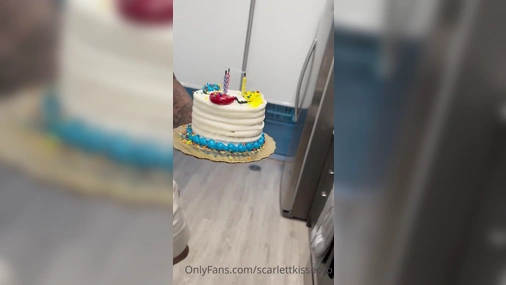 ScarlettKissesXO - Intense Birthday Girl Sextape