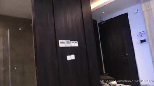 Swedish Amanda Breden solo masturbation