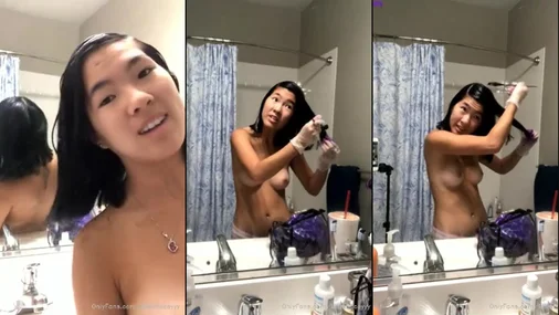 Lilslutlaceyyy Livestreaming mit nacktem Oberkörper
