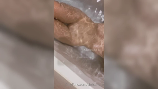 Christine Bright Showing her Hot Nude Body in Bathtub