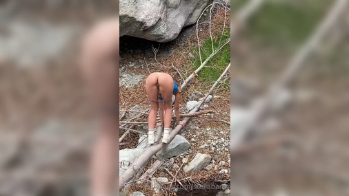 Stella Barey Flashing Pussy On Popular Hiking Trail