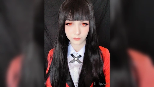 EmiiGotchi - Deep Dildo Blowjob Facing Camera