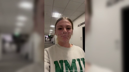 Babykaitt - Blowjob and Cumwalking with Big Facial in Public