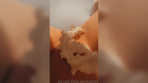 Fitfager Putting Cream on Tits And Pussy