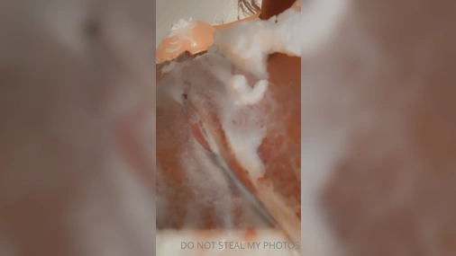 Fitfager Putting Cream on Tits And Pussy