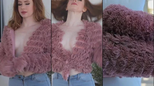 Abigale Mandler Blottede bryster udendørs