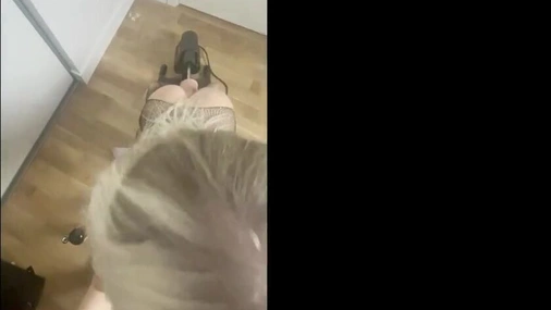 Swedish Sannababy blowjob and sex machine