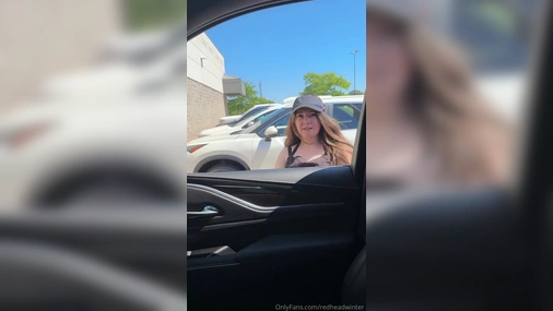 RedHeadWinter - McDonalds Worker Fucks Customer in Car