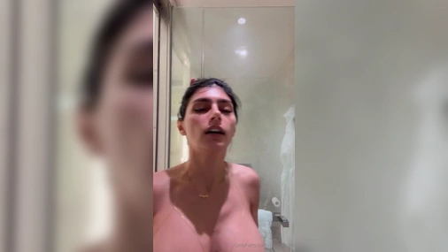 Mia Khalifa - Nude Hotel Shower